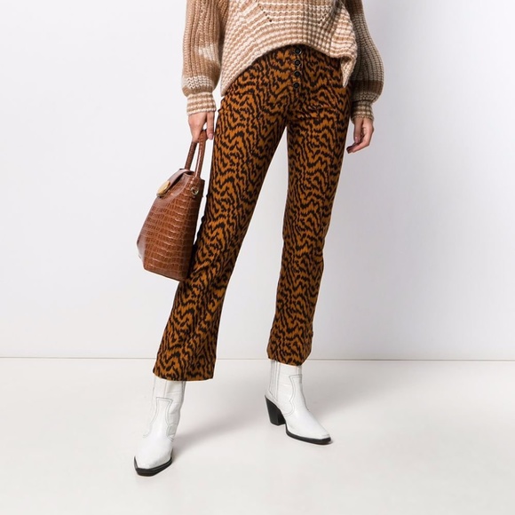 Ulla Johnson Denim - Ulla Johnson Ellis Jeans - Zebra Ikat Print (6)